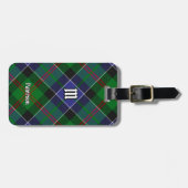 Étiquette À Bagage Clan Paterson Tartan (Devant horizontal)