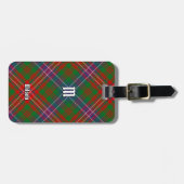 Étiquette À Bagage Clan Wilson Modern Tartan (Devant horizontal)