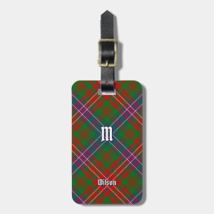 Étiquette À Bagage Clan Wilson Modern Tartan