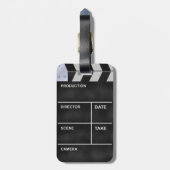 Étiquette À Bagage clapet de cinéma (Dos Vertical)