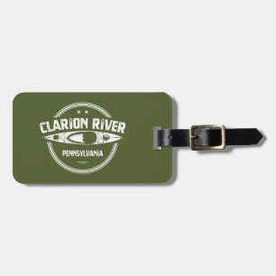Étiquette À Bagage Clarion River Pennsylvania Kayaking