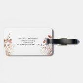 Étiquette À Bagage Classe De Photo Fleur sauvage 2023 (Dos horizontal)