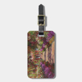 Étiquette À Bagage Claude Monet | A Pathway à Monet's Garden (Devant Vertical)