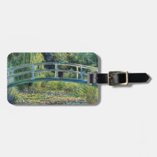 Étiquette À Bagage Claude Monet - Bassin aux nymphéas et pont japonai