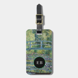 Étiquette À Bagage Claude Monet - Bassin aux Nymphéas, Harmonie Verte