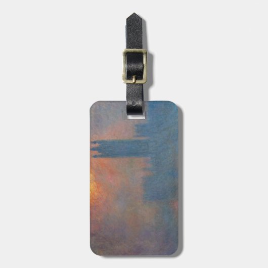 Étiquette À Bagage Claude Monet - Chambres du Parlement Londres (Devant Vertical)