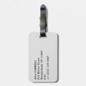 Étiquette À Bagage Claude Monet - Falaises à Etretat (Dos Vertical)