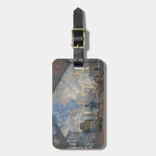 Étiquette À Bagage Claude Monet - Gare Saint-Lazare Vue extérieure (Devant Vertical)