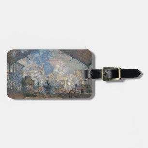 Étiquette À Bagage Claude Monet - La Gare Saint-Lazare