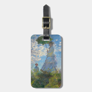 Étiquette À Bagage Claude Monet - La Promenade, Femme à l'ombrelle