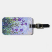 Étiquette À Bagage Claude Monet - Lilac Irises / Iris Mauves (Devant horizontal)
