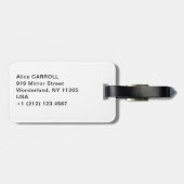 Étiquette À Bagage Claude Monet - Lys d'eau (Dos horizontal)