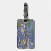Étiquette À Bagage Claude Monet - Lys d'eau / Nympheas - Code QR (Dos Vertical)
