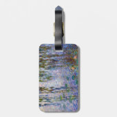 Étiquette À Bagage Claude Monet - Nappes d'eau - Code QR (Dos Vertical)