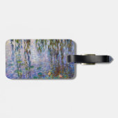 Étiquette À Bagage Claude Monet - Nappes d'eau - Code QR (Dos horizontal)