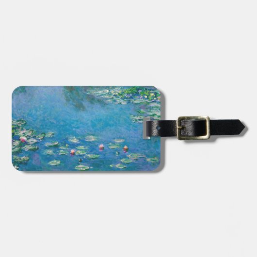 Étiquette À Bagage Claude Monet - Nymphéas 1906 (Devant horizontal)