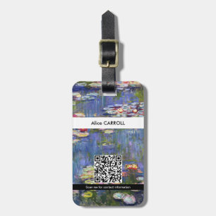 Étiquette À Bagage Claude Monet - Nymphéas / Nénuphars
