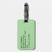 Étiquette À Bagage Claude Monet - Promenade près d'Argenteuil (Dos Vertical)