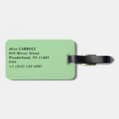 Étiquette À Bagage Claude Monet - Promenade près d'Argenteuil (Dos horizontal)