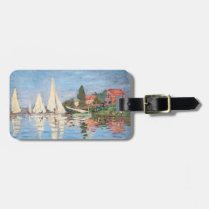 Étiquette À Bagage Claude Monet - Régates à Argenteuil