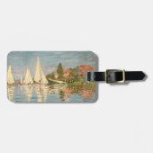 Étiquette À Bagage Claude Monet | Regatta at Argenteuil, c.1872 (Devant horizontal)
