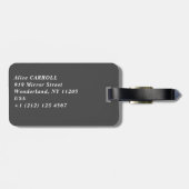 Étiquette À Bagage Claude Monet - Train dans la neige / La Locomotive (Dos horizontal)