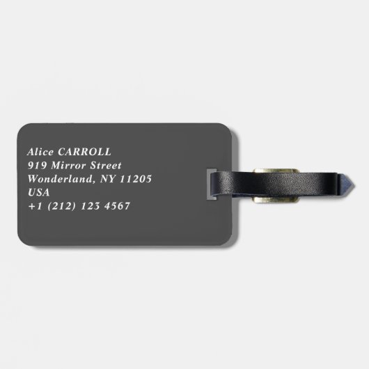 Étiquette À Bagage Claude Monet - Train dans la neige / La Locomotive (Dos horizontal)