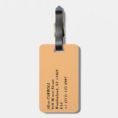 Étiquette À Bagage Claude Monet - Windmills près de Zaandam (Dos Vertical)