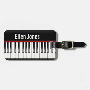 Étiquette À Bagage clavier piano