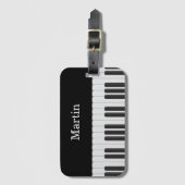 Étiquette À Bagage Clavier pour piano (Devant Vertical)
