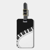 Étiquette À Bagage Clavier pour piano (Devant Vertical)