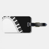 Étiquette À Bagage Clavier pour piano (Dos horizontal)