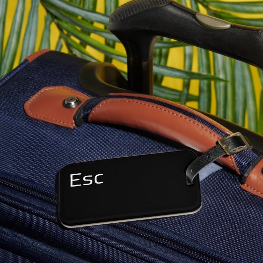 Étiquette À Bagage Clé d'ordinateur Esc (Échap) (Insitu Rectoal 3)