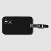 Étiquette À Bagage Clé d'ordinateur Esc (Échap) (Devant Horizontal)
