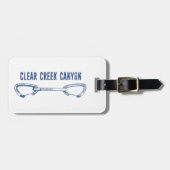 Étiquette À Bagage Clear Creek Canyon Colorado Escalade (Devant horizontal)