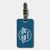 Étiquette À Bagage Clear Creek, Colorado (Devant Vertical)