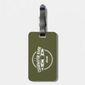 Étiquette À Bagage Clearwater River Idaho Kayak (Dos Vertical)