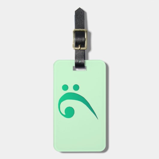 Étiquette À Bagage clef basse (Devant Vertical)