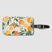 Étiquette À Bagage Clementine mandarine (Devant Horizontal)