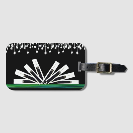 ÉTIQUETTE À BAGAGE CLÉS DE MINUIT (Devant Horizontal)