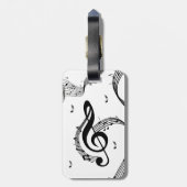 Étiquette À Bagage Climactic G Clef (Dos Vertical)