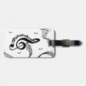 Étiquette À Bagage Climactic G Clef (Dos horizontal)