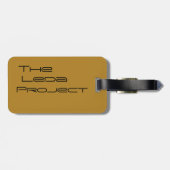 Étiquette À Bagage Clone d'église--la police géométrique Orph de (Dos horizontal)