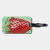 Étiquette À Bagage Clos de fraises (Dos horizontal)