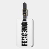 Étiquette À Bagage Clôture (Devant Vertical)