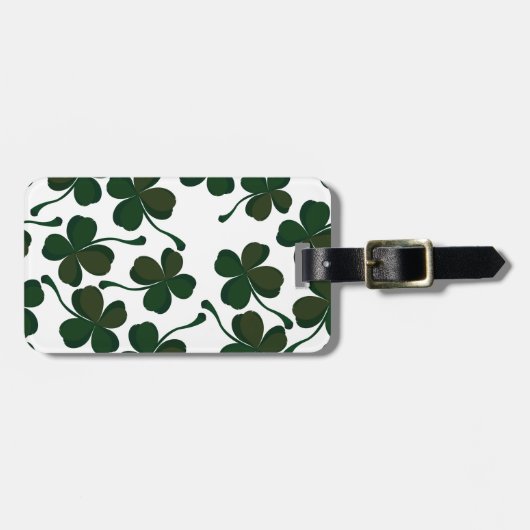 Étiquette À Bagage clou chanceux (Devant horizontal)