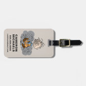 Étiquette À Bagage Cloud piétonnier Pigpen (Devant horizontal)