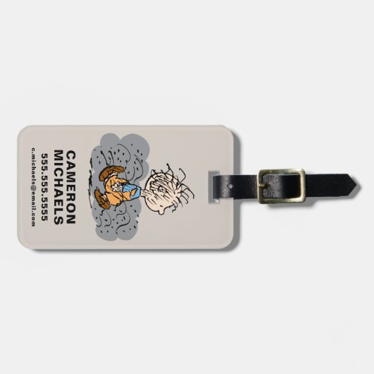 Étiquette À Bagage Cloud piétonnier Pigpen (Devant horizontal)