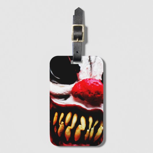 Étiquette À Bagage Clown 1 bc ltcnm (Devant Vertical)