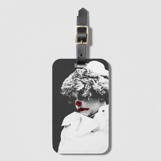 Étiquette À Bagage Clown 3 bc ltcna (Devant Vertical)